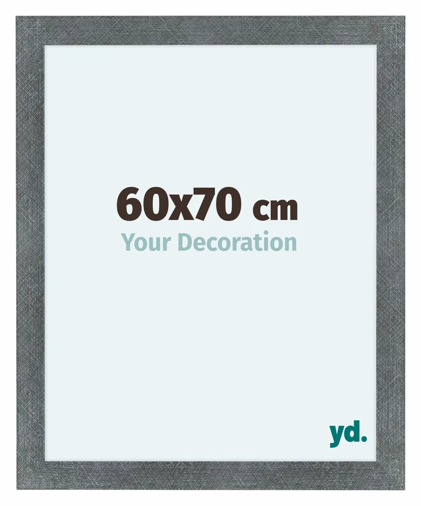 Bilderrahmen 60x70 cm - Eisen Gewischt - MDF - Como