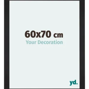 Bilderrahmen 60x70 cm - Schwarz Gemasert - MDF - Mura