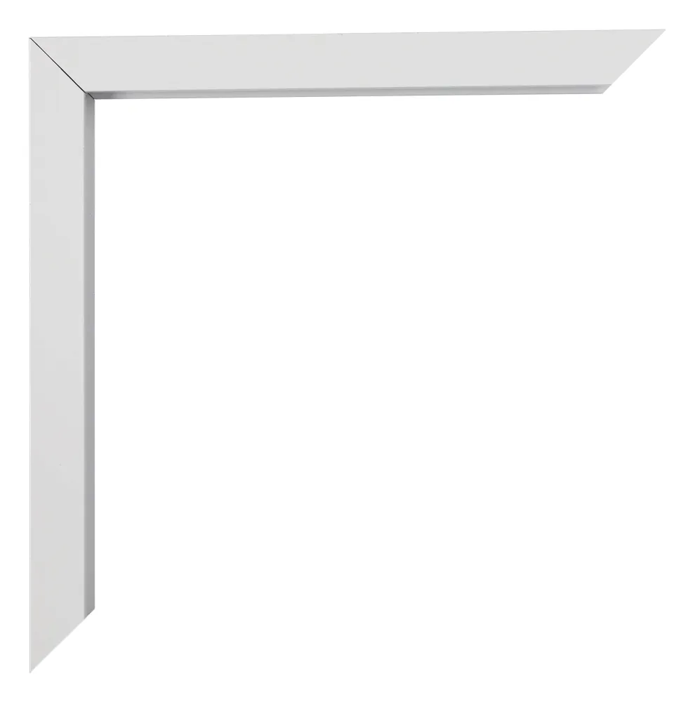 Bilderrahmen 60x70 cm - Weiß - Aluminium - Virginia