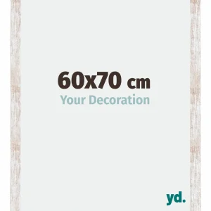 Bilderrahmen 60x70 cm - White Wash - MDF - Catania