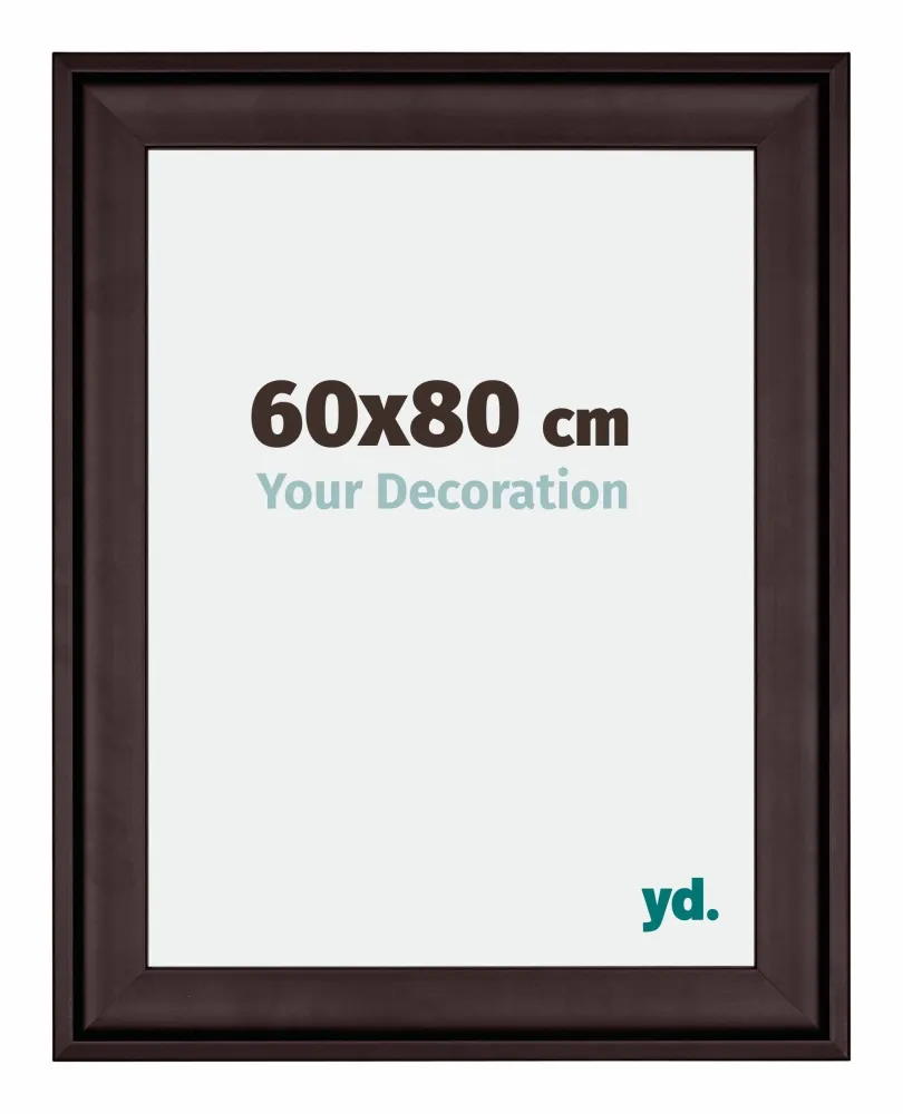 Bilderrahmen 60x80 cm - Braun - Holz - Birmingham