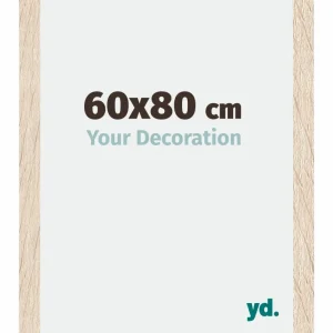 Bilderrahmen 60x80 cm - Eiche - MDF - Catania