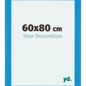 Bilderrahmen 60x80 cm - Hellblau - MDF - Mura