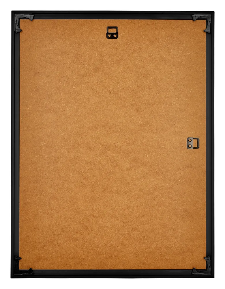 Bilderrahmen 60x80 cm - Schwarz Matt - Kunststoff - Evry