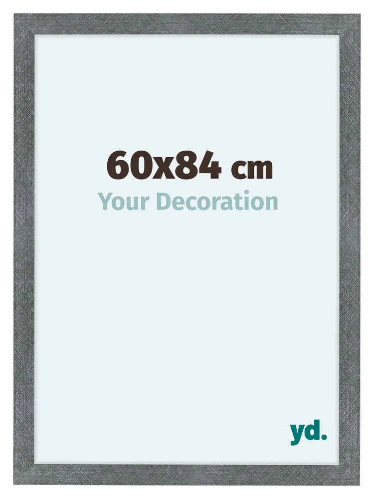 Bilderrahmen 60x84 cm - Eisen Gewischt - MDF - Como