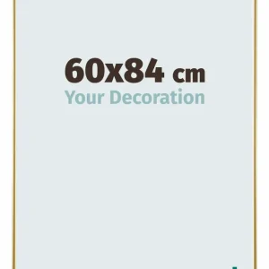Bilderrahmen 60x84 cm - Gold - Kunststoff - Evry