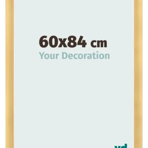 Bilderrahmen 60x84 cm - Gold Matt - MDF - Pisa