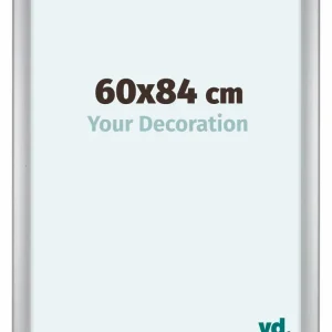 Bilderrahmen 60x84 cm - Silber Matt - MDF - Como