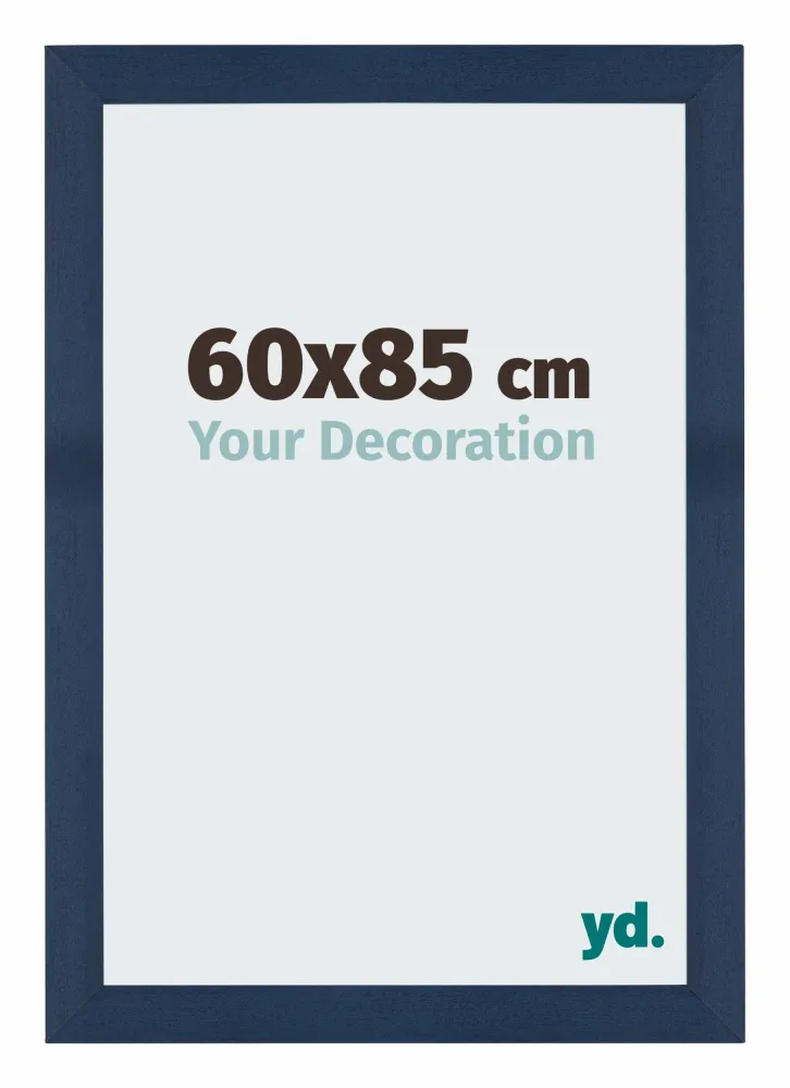 Bilderrahmen 60x85 cm - Dunkelblau Gewischt - MDF - Mura