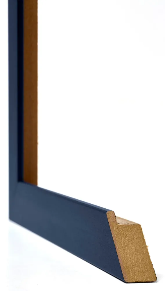 Bilderrahmen 60x85 cm - Dunkelblau Gewischt - MDF - Mura