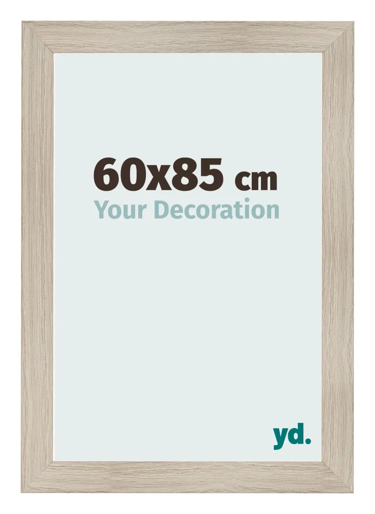 Bilderrahmen 60x85 cm - Eiche Hell - MDF - Pisa