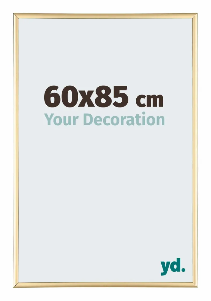 Bilderrahmen 60x85 cm - Gold - Aluminium - Kent