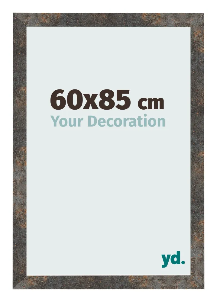 Bilderrahmen 60x85 cm - Oxidiertes Metall - MDF - Bologna