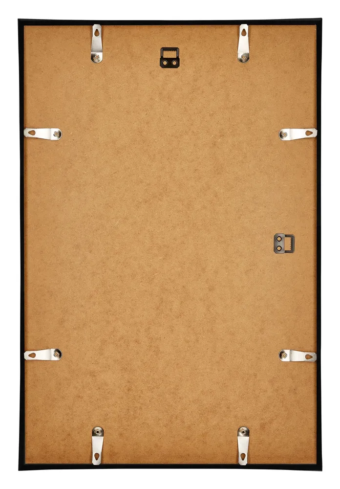 Bilderrahmen 60x85 cm - Schwarz Hochglanz - Kunststoff - Annecy