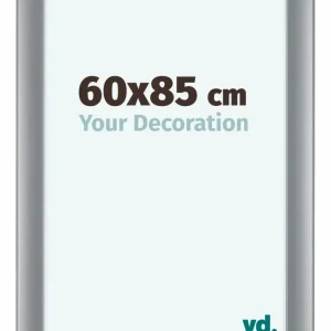 Bilderrahmen 60x85 cm - Silber Matt - MDF - Como