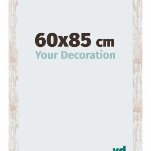 Bilderrahmen 60x85 cm - White Wash - MDF - Catania
