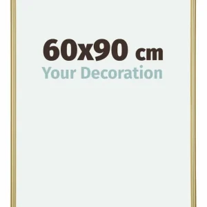 Bilderrahmen 60x90 cm - Gold - Kunststoff - Annecy