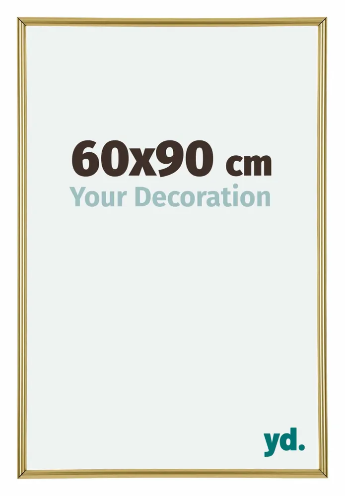 Bilderrahmen 60x90 cm - Gold - Kunststoff - Annecy