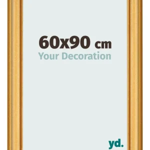 Bilderrahmen 60x90 cm - Gold Matt - MDF - Lazio