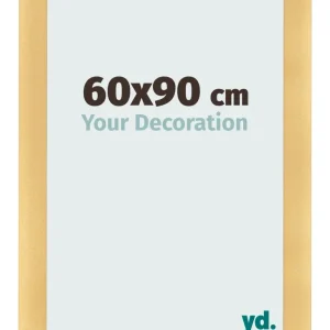 Bilderrahmen 60x90 cm - Gold Matt - MDF - Pisa
