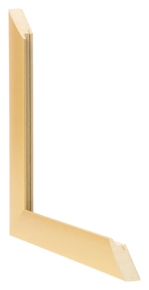 Bilderrahmen 60x90 cm - Gold Matt - MDF - Pisa