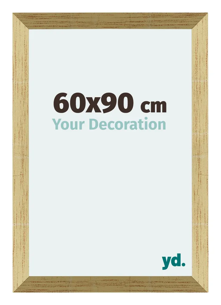 Bilderrahmen 60x90 cm - Goldglanz - MDF - Mura