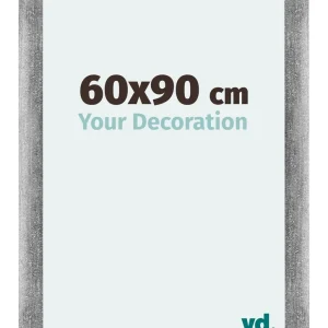 Bilderrahmen 60x90 cm - Grau Gewischt - MDF - Mura