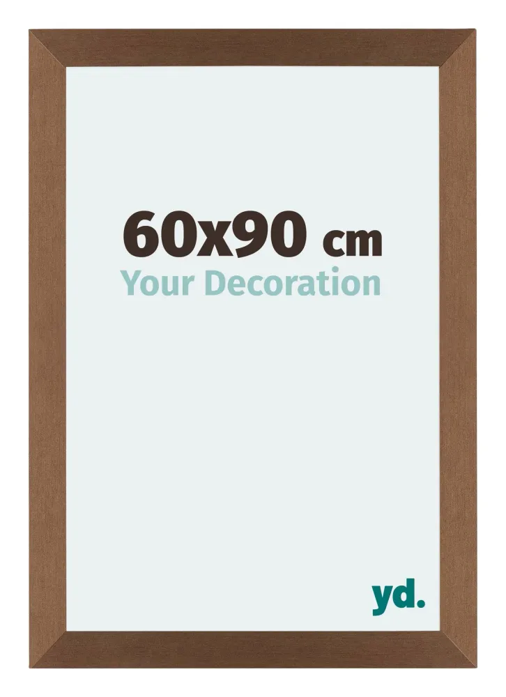 Bilderrahmen 60x90 cm - Kupfer Dekor - MDF - Mura