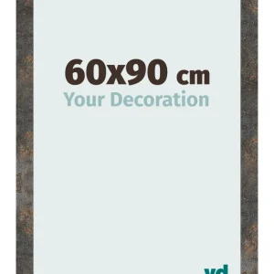 Bilderrahmen 60x90 cm - Oxidiertes Metall - MDF - Bologna