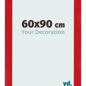 Bilderrahmen 60x90 cm - Rot - MDF - Pisa