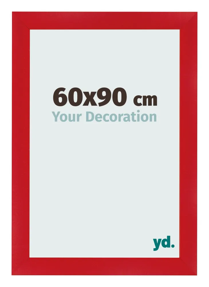 Bilderrahmen 60x90 cm - Rot - MDF - Pisa