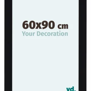 Bilderrahmen 60x90 cm - Schwarz Hochglanz - MDF - Como