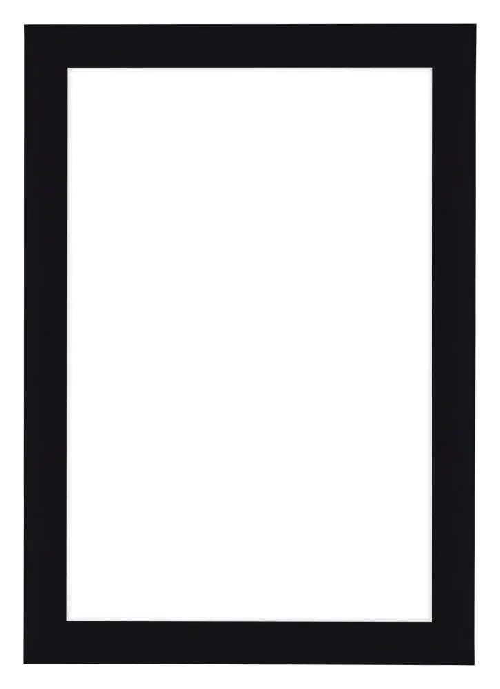 Bilderrahmen 60x90 cm - Schwarz Hochglanz - MDF - Como