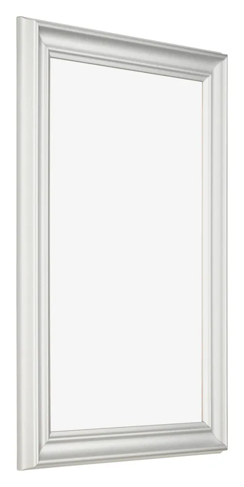 Bilderrahmen 60x90 cm - Weiß Gemasert - MDF - Lazio