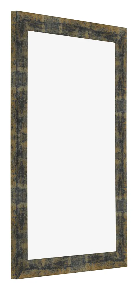 Bilderrahmen 61x91,5 cm - Blau Gold Meliert - MDF - Pisa