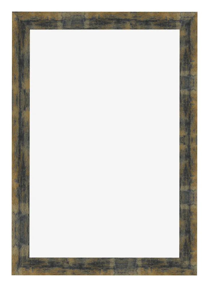 Bilderrahmen 61x91,5 cm - Blau Gold Meliert - MDF - Pisa