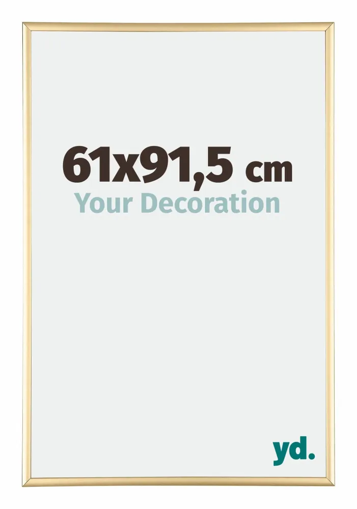 Bilderrahmen 61x91,5 cm - Gold - Aluminium - Kent