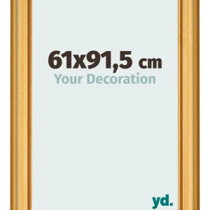 Bilderrahmen 61x91,5 cm - Gold Matt - MDF - Lazio