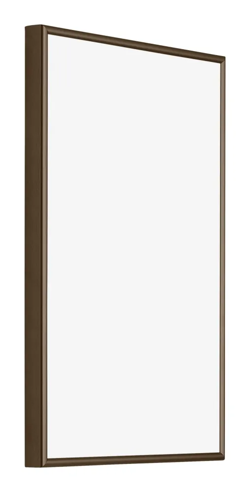 Bilderrahmen 61x91,5 cm - Nussbaum Struktur - Aluminium - New York