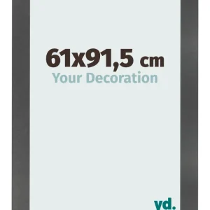Bilderrahmen 61x91,5 cm - Schwarz Matt - MDF - Pisa