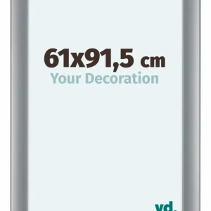 Bilderrahmen 61x91,5 cm - Silber Matt - MDF - Como