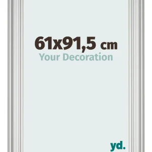 Bilderrahmen 61x91,5 cm - Silber Matt - MDF - Lazio