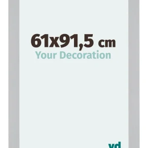Bilderrahmen 61x91,5 cm - Silber Matt - MDF - Mura