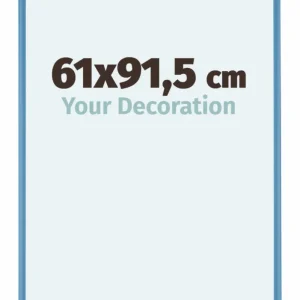 Bilderrahmen 61x91,5 cm - Stahl Blau - Aluminium - Kent