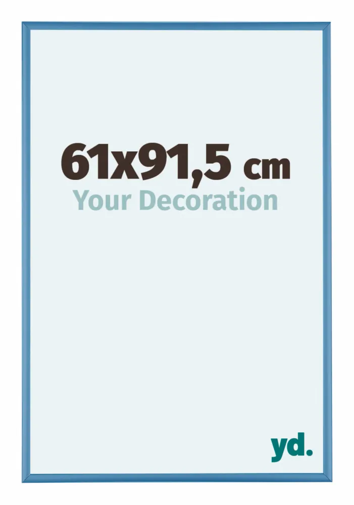 Bilderrahmen 61x91,5 cm - Stahl Blau - Aluminium - Kent