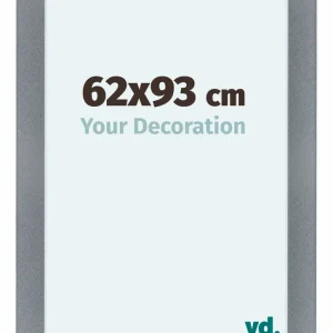 Bilderrahmen 62x93 cm - Aluminium - Gebürstet - MDF - Como