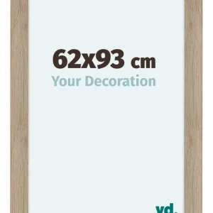 Bilderrahmen 62x93 cm - Eiche Hell - MDF - Como