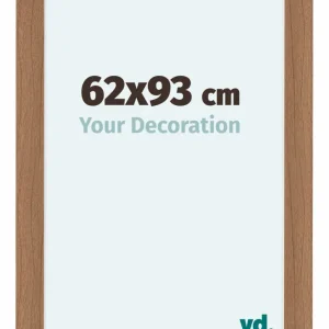 Bilderrahmen 62x93 cm - Nussbaum Hell - MDF - Como