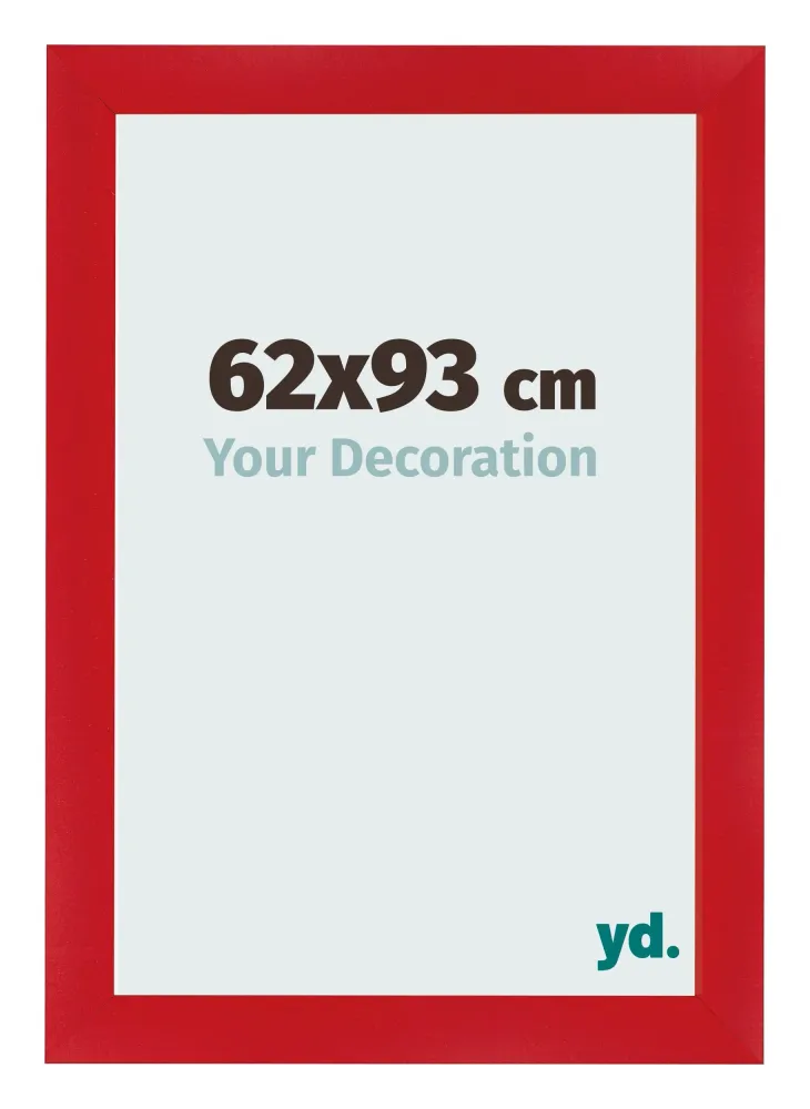 Bilderrahmen 62x93 cm - Rot - MDF - Pisa