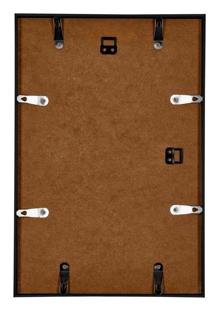 Bilderrahmen 62x93 cm - Schwarz Matt - Aluminium - Kent
